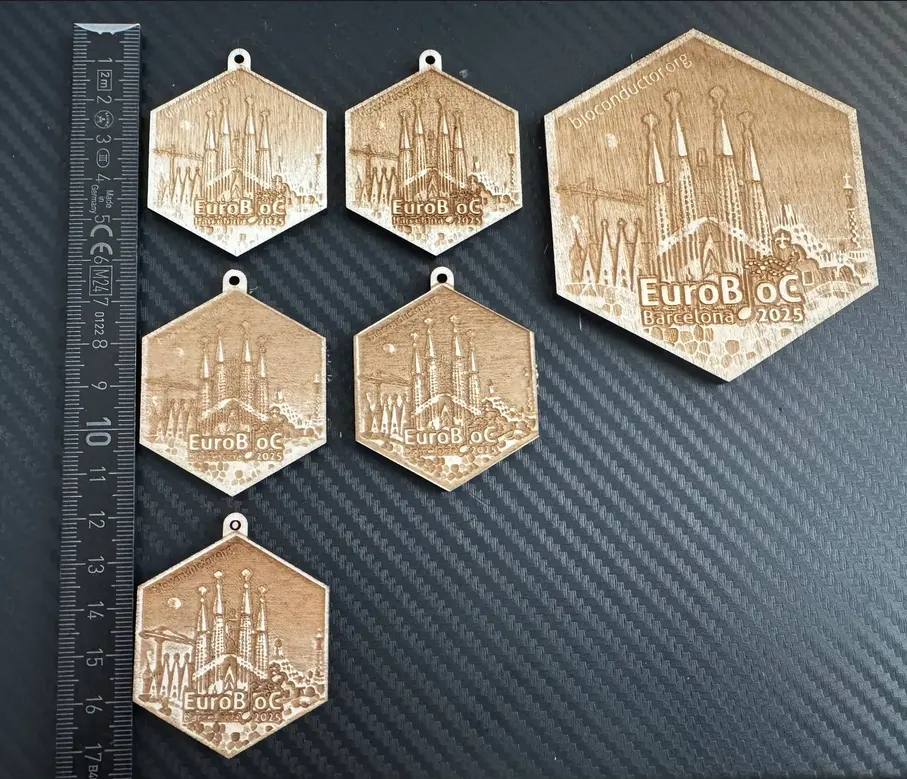 EuroBioC 2025 Teilnehmer-Badges – Detailansicht 4