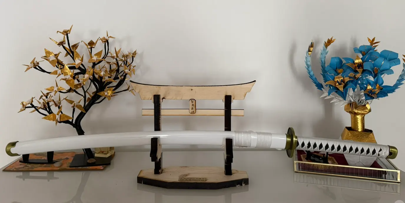 Personalisierter Samurai-Schwertständer – Detailansicht 2