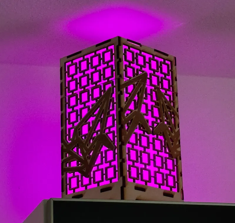 Programmierbare Kranichlampe – Detailansicht 3